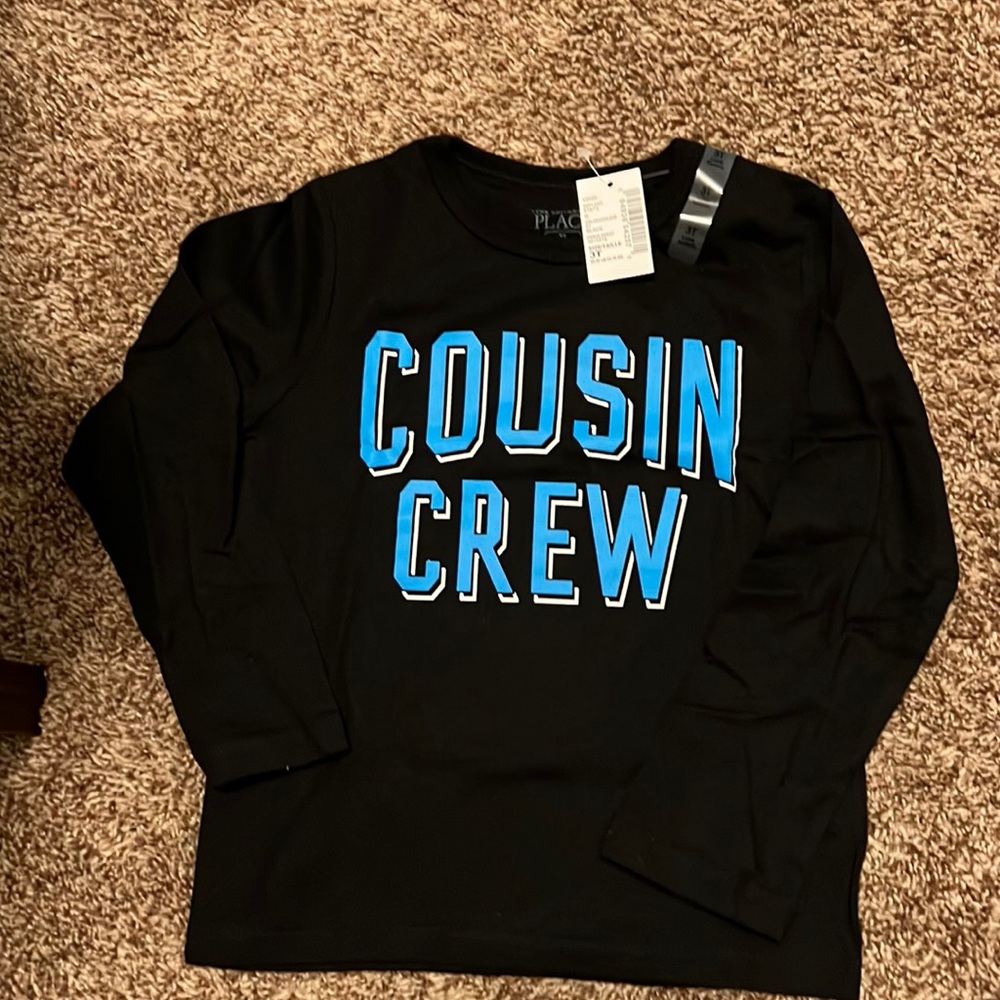 Toddler boy cousin crew shirt